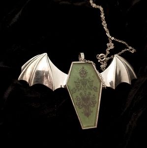 Coffin Bat Necklace